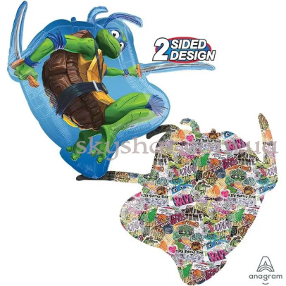 Фольгированный шар "Черепашка Ниндзя Леонардо" – фото 1 Фольгированный шар "Черепашка Ниндзя Леонардо" – фото 1