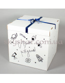 Коробка сюрприз з кульками "С Днем Рождения Космос" – фото 4