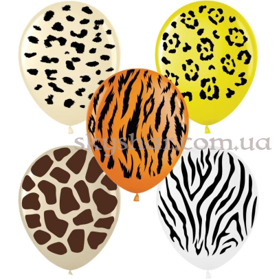 Гелієві кульки "Сафарі" (30 см)  – фото 1