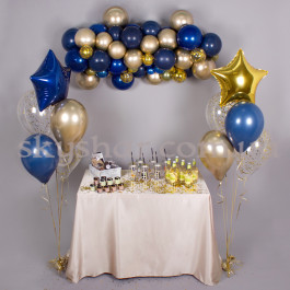 Опция Фотозона з кульок "Midnight Blues" – фото 1