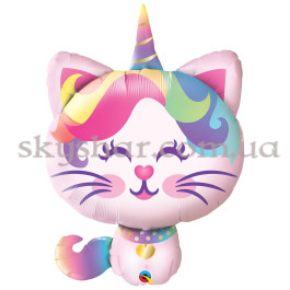 Опция Фольгированный шар "Радужная кошка-единорог" – фото 13 Опция Фольгированный шар "Радужная кошка-единорог" – фото 13