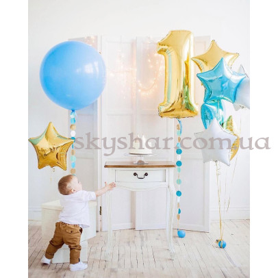 Фотозона з кульок "З Першим Днем Народження" – фото 1