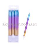 Набор свечей для торта Омбре Радужное 12 шт. – фото 2