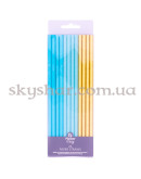 Набор трубочек для коктейля "Голубые и золотистые" 24 шт. – фото 2