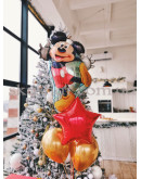 Коробка сюрприз с шарами "Happy New Year Микки Маус" красная – фото 4