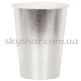 Опция Стакани фольговані срібні 210 мл 6 шт. – фото 16