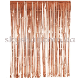 Опция Шторка-завіса з фольги Рожеве Золото 1х3 м – фото 19