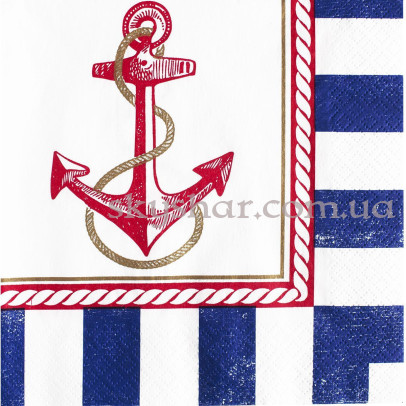 Серветки Морська 33см 16 шт. – фото 1