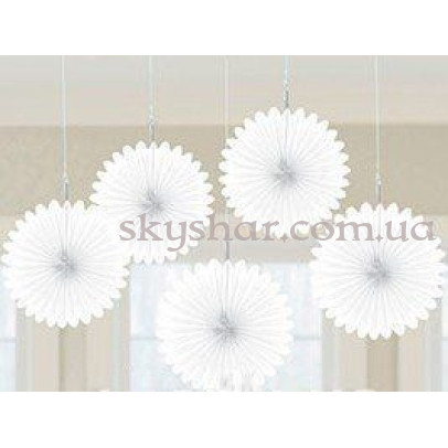 Гірлянда фанти білі 5 шт. – фото 1