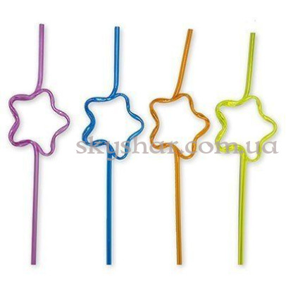 Трубочка для коктейлю Зірка 4 шт. – фото 1