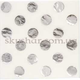 Опция Серветки Сріблястий Горошок 33 см 6 шт. – фото 2