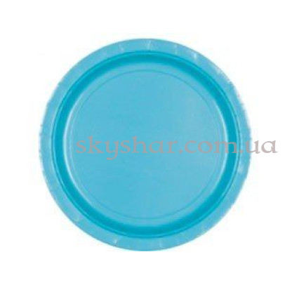 Тарелки Голубые 17 см 8 шт. – фото 1 Тарелки Голубые 17 см 8 шт. – фото 1