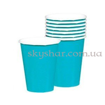 Стаканы Голубые 266 мл 8 шт. – фото 1 Стаканы Голубые 266 мл 8 шт. – фото 1