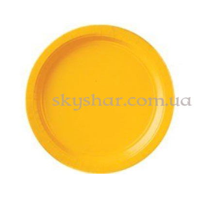 Тарілки Жовті 17 см 8 шт. – фото 1