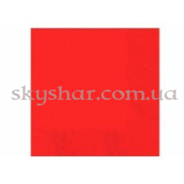 Опция Серветки Червоні 33 см 20 шт. – фото 1