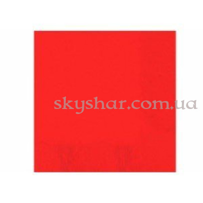 Серветки Червоні 33 см 20 шт. – фото 1