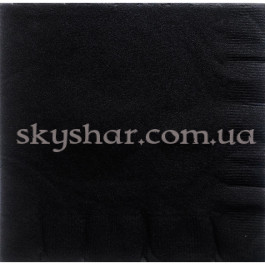 Опция Серветки Чорні 33 см 20 шт. – фото 1