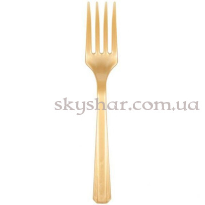 Виделки Золоті 10 шт. – фото 1 Виделки Золоті 10 шт. – фото 1