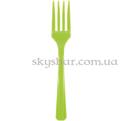 Вилки Зеленые 10 шт. – фото 1