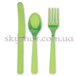 Опция Столовые приборы Зеленые 24 шт. – фото 3 Опция Столовые приборы Зеленые 24 шт. – фото 3