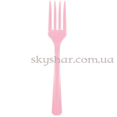 Виделки Рожеві 10 шт. – фото 1 Виделки Рожеві 10 шт. – фото 1