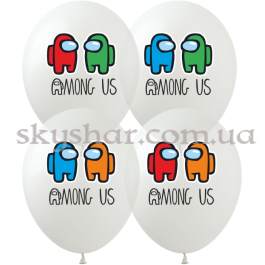 Опция Гелієві кульки "Among Us прозорі (Серед нас)" (30 см) – фото 3