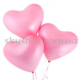 Опция Гелиевые шары "Сердечки" Розовые (30 см)  – фото 15