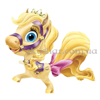Ходячий шар "Лошадка принцессы Рапунцель "Blondie"" – фото 1
