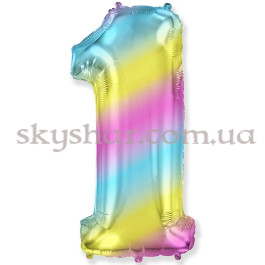 Опция Фольгированная цифра "1" Омбре Градиент – фото 6