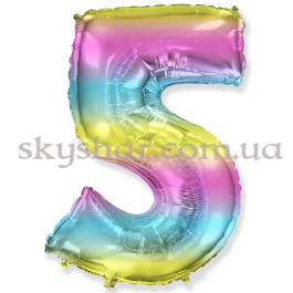 Опция Фольгированная цифра "5" Омбре Градиент – фото 11
