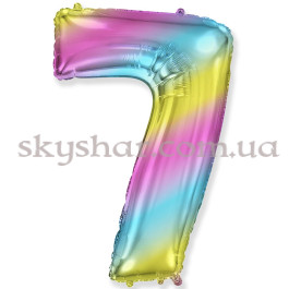 Опция Фольгированная цифра "7" Омбре Градиент – фото 13