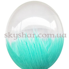 Опция Brush кулька "Аквамарин Браш" 14” (35 см) – фото 3 Опция Brush кулька "Аквамарин Браш" 14” (35 см) – фото 3