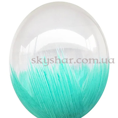 Brush кулька "Аквамарин Браш" 14” (35 см) – фото 1 Brush кулька "Аквамарин Браш" 14” (35 см) – фото 1