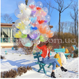 Brush кулька "Жовтий Браш" 14” (35 см) – фото 7