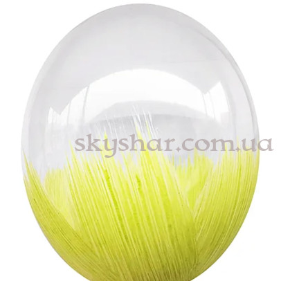 Brush кулька "Жовтий Браш" 14” (35 см) – фото 1