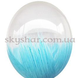 Опция Brush кулька "Блакитний Браш" 14” (35 см) – фото 5 Опция Brush кулька "Блакитний Браш" 14” (35 см) – фото 5