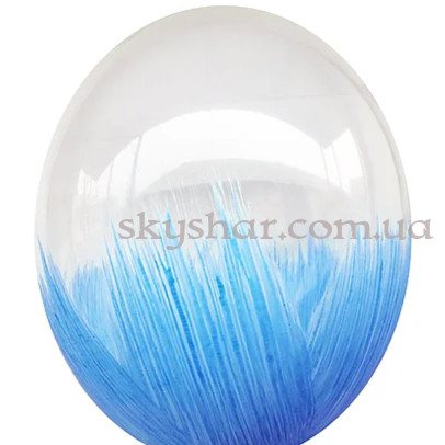 Brush кулька "Синій Браш" 14” (35 см) – фото 1