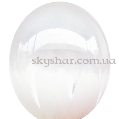 Brush кулька "Білий Браш" 14” (35 см) – фото 1 Brush кулька "Білий Браш" 14” (35 см) – фото 1