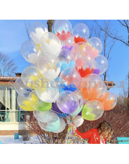 Опция Brush шар "Яркое Ассорти Браш" 14” (35 см) – фото 1