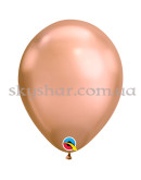 Гелиевые шары "Хром Розовое Золото" (30 см)  – фото 3