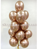 Гелієві кульки "Хром Рожеве Золото" (30 см)  – фото 2