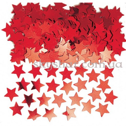 Конфетті "Зірочки червоні" 14 гр – фото 1