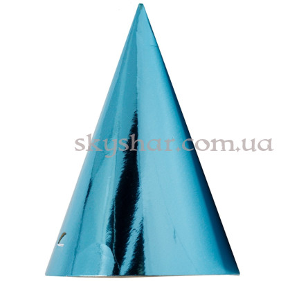 Ковпак фольгований блакитний 6 шт. – фото 1