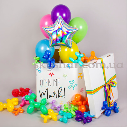 Коробка сюрприз с шарами "Joy" – фото 1