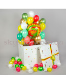 Коробка сюрприз с шарами "Дракоша" – фото 2