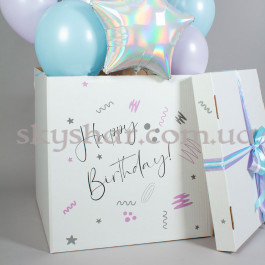 Коробка сюрприз з кульками "Переливи" – фото 2