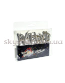 Свічки-літери для торта "Happy Birthday" Срібло – фото 4