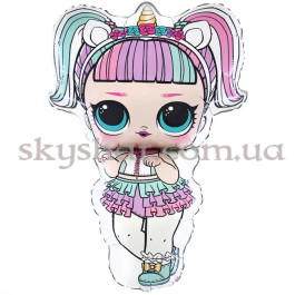 Опция Фольгована кулька "Лялька ЛОЛ Єдиноріжка" LOL Surprise 3 Серія Unicorn – фото 1