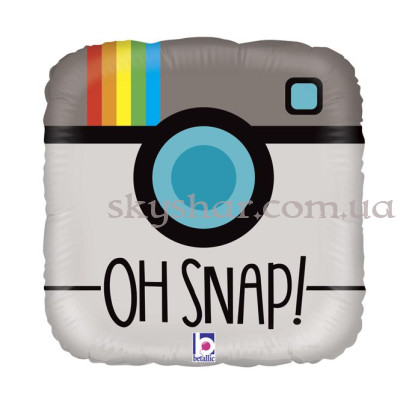 Фольгована кулька "Фотокамера" – фото 1 Фольгована кулька "Фотокамера" – фото 1