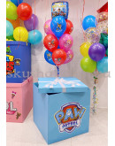 Коробка сюрприз з кульками "Щенячий Патруль Блакитна" – фото 2